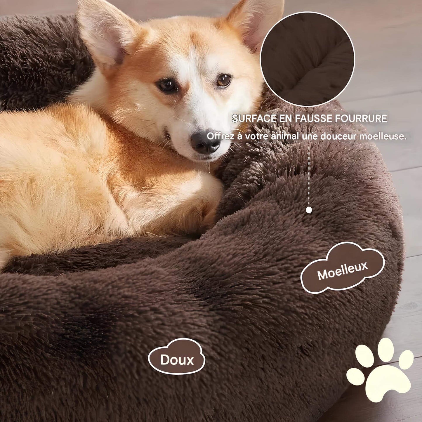 SnugBed lit douillet pour chien ou chat